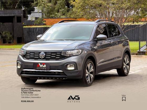 VOLKSWAGEN T-CROSS 1.0 200 TSI TOTAL FLEX COMFORTLINE AUTOMÁTICO VOLKSWAGEN T-CROSS 1.0 200 TSI TOTAL FLEX COMFORTLINE AUTOMÁTICO